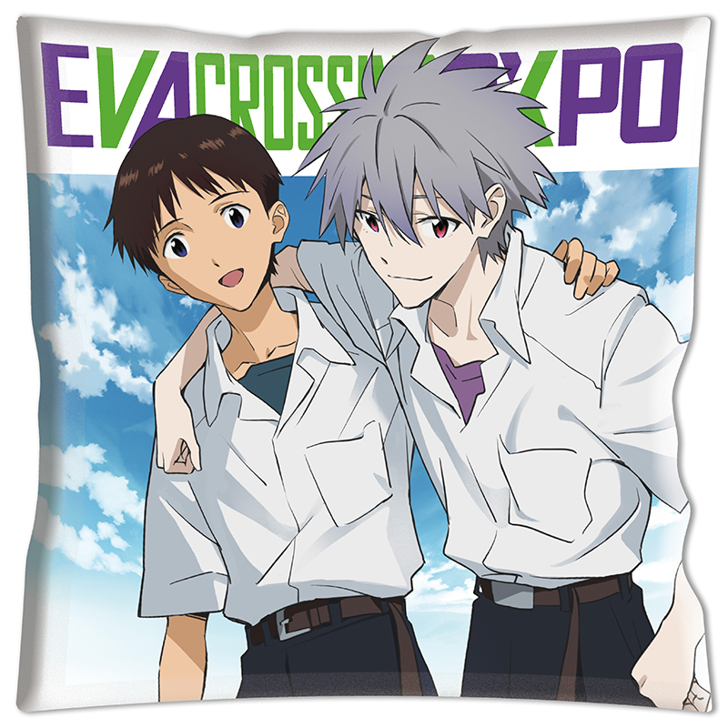 【エヴァンゲリオン大博覧会】クッション/シンジ&カヲル