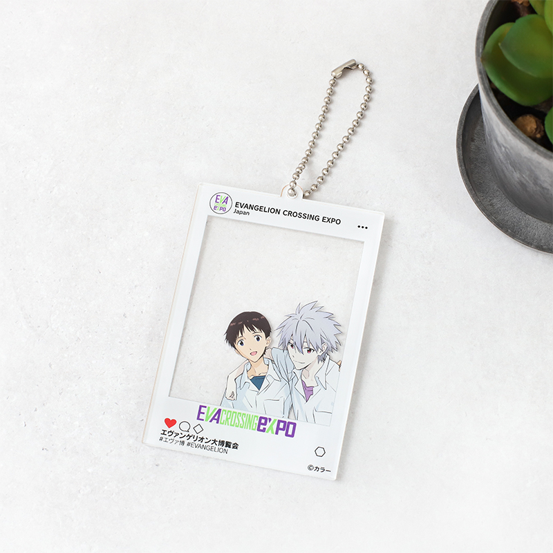 【エヴァンゲリオン大博覧会】SNS風アクリルキーホルダー (シンジ&カヲル)