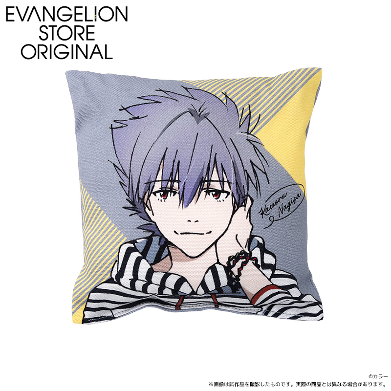 EVA STORE オリジナル ミニクッション/渚カヲル（グレー）