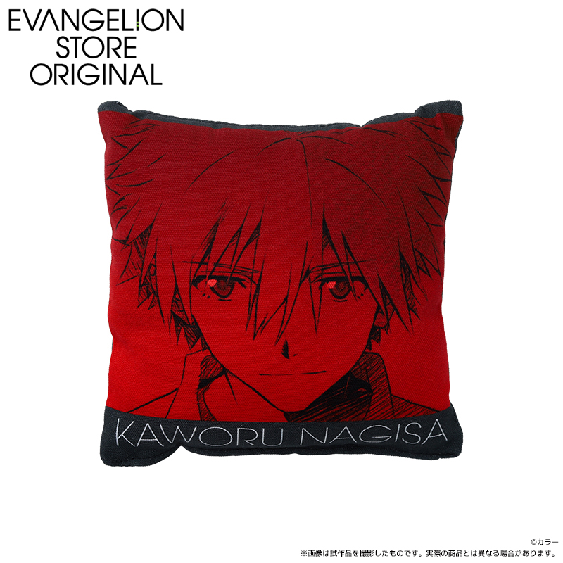 EVA STORE オリジナル ミニクッション/渚カヲル（レッド）