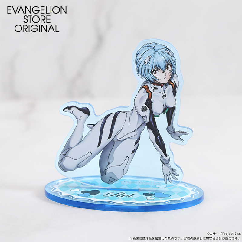 EVA STOREオリジナル カラーアクリルスタンド／綾波レイ(NEON GENESIS EVANGELION PLUG SUIT REI＆ASUKA) [お届け予定：2025年11月中旬]