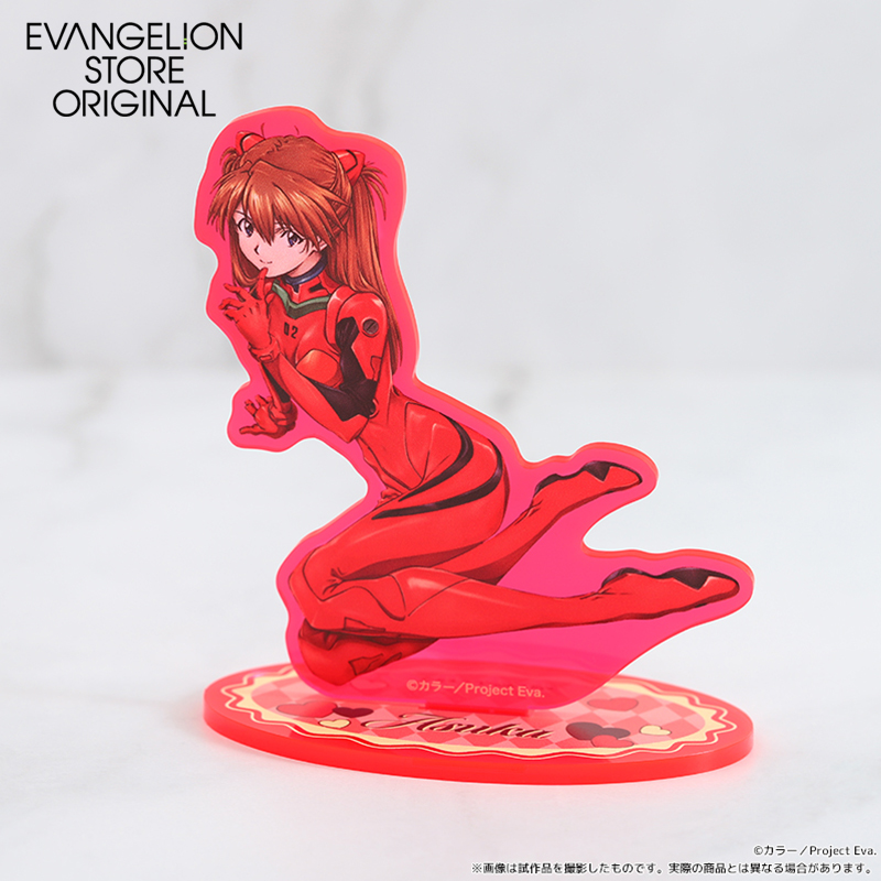 EVA STOREオリジナル カラーアクリルスタンド／惣流・アスカ・ラングレー (NEON GENESIS EVANGELION PLUG SUIT REI＆ASUKA) [お届け予定：2025年11月中旬]