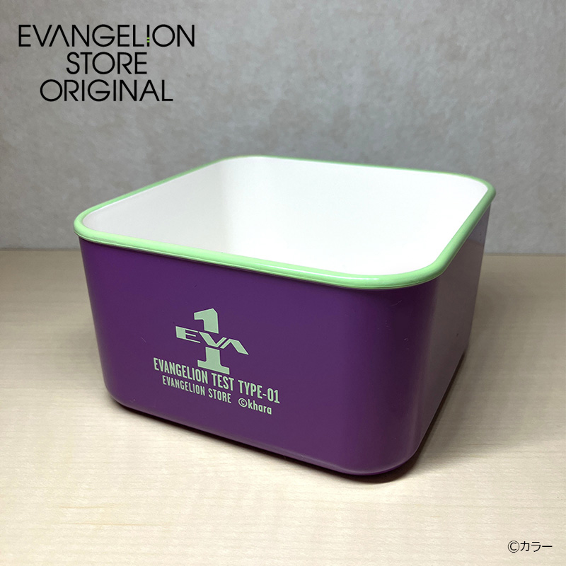 EVA STORE オリジナル スクエア保存容器（L）／初号機 [お届け予定：2026年4月下旬]