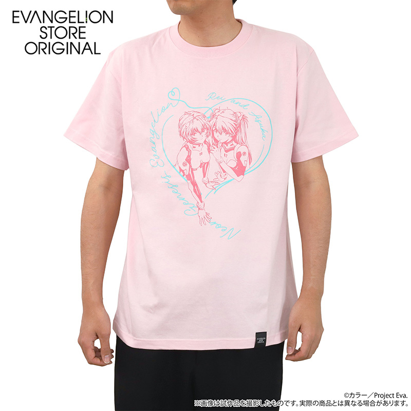 EVA STORE オリジナル 新世紀エヴァンゲリオン・Tシャツ／レイ＆アスカ SUMMER FES2026 [お届け予定：2026年5月中旬]