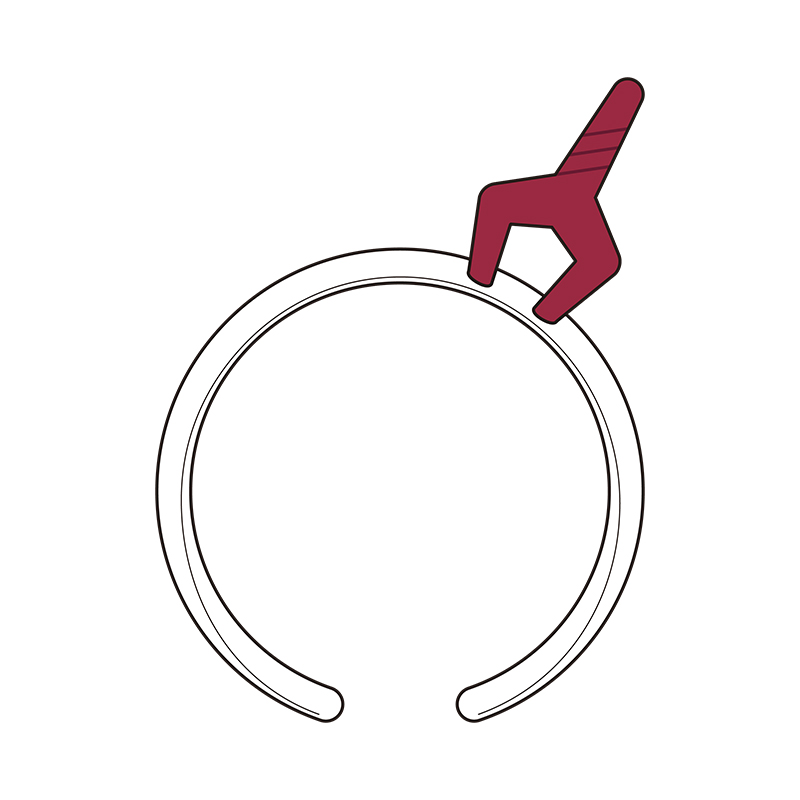 【EVANGELION:30+；】ぬいぐるみカチューシャ・ロンギヌスの槍 [お届け予定：2026年3月中旬]