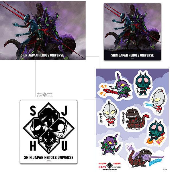 EVA STOREオリジナル【シン・ジャパン・ヒーローズ・ユニバース】ポストカード＆ステッカーセット