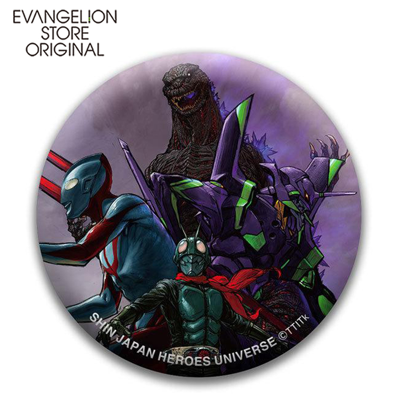 EVA STOREオリジナル【シン・ジャパン・ヒーローズ・ユニバース】缶バッジ/メインビジュアル