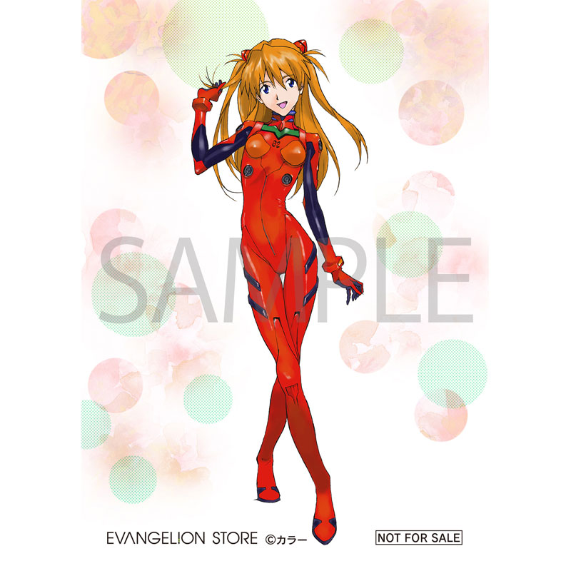 EVANGELIONSTORE会員限定ポイント景品（100P）/ブロマイド/メインビジュアル：アスカ