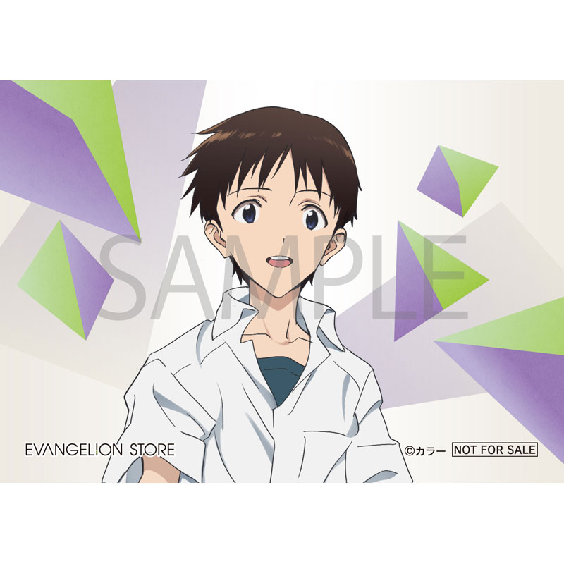 EVANGELIONSTORE会員限定ポイント景品（100P）/ブロマイド/エヴァストア10周年柄：シンジ