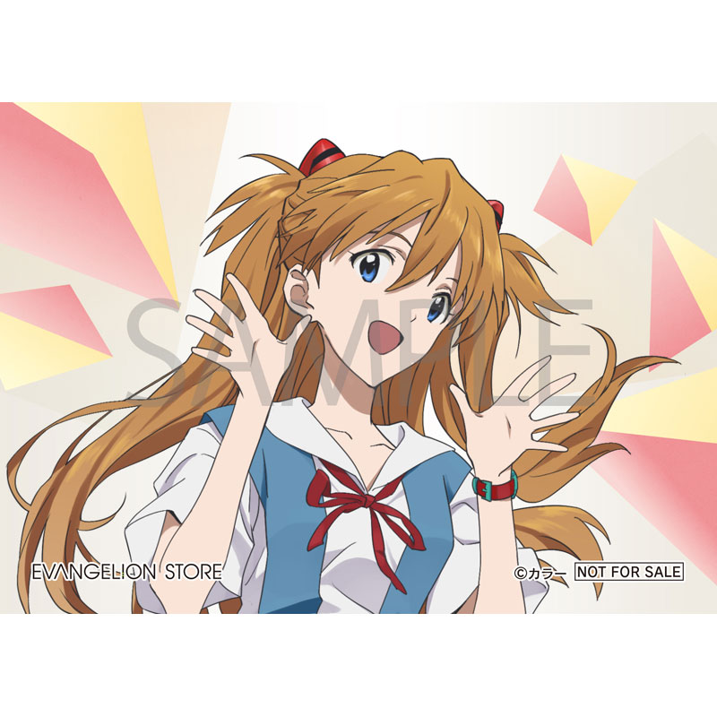 EVANGELIONSTORE会員限定ポイント景品（100P）/ブロマイド/エヴァストア10周年柄：アスカ