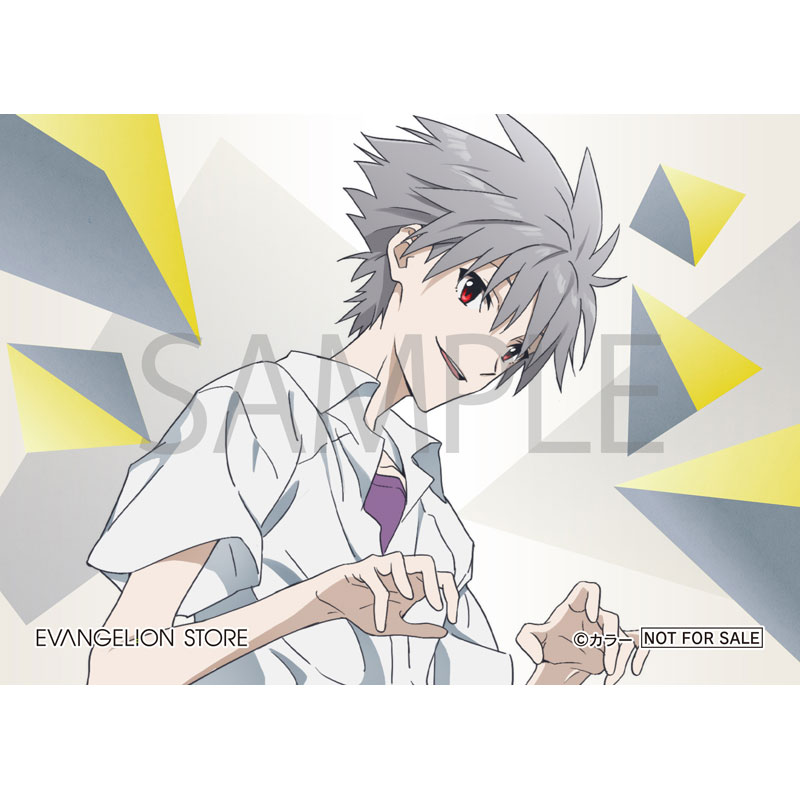 EVANGELIONSTORE会員限定ポイント景品（100P）/ブロマイド/エヴァストア10周年柄：カヲル