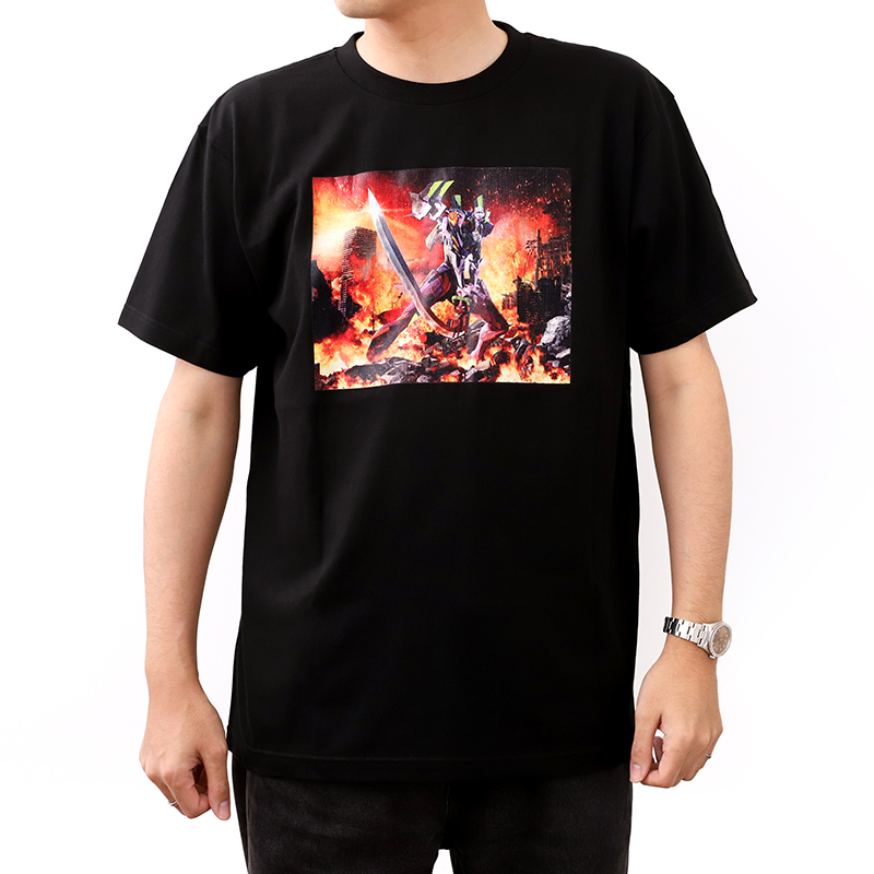 【P 新世紀エヴァンゲリオン ~未来への咆哮~】Tシャツ/エヴァンゲリオン最終号機(黒・フリーサイズ)(ムービック)