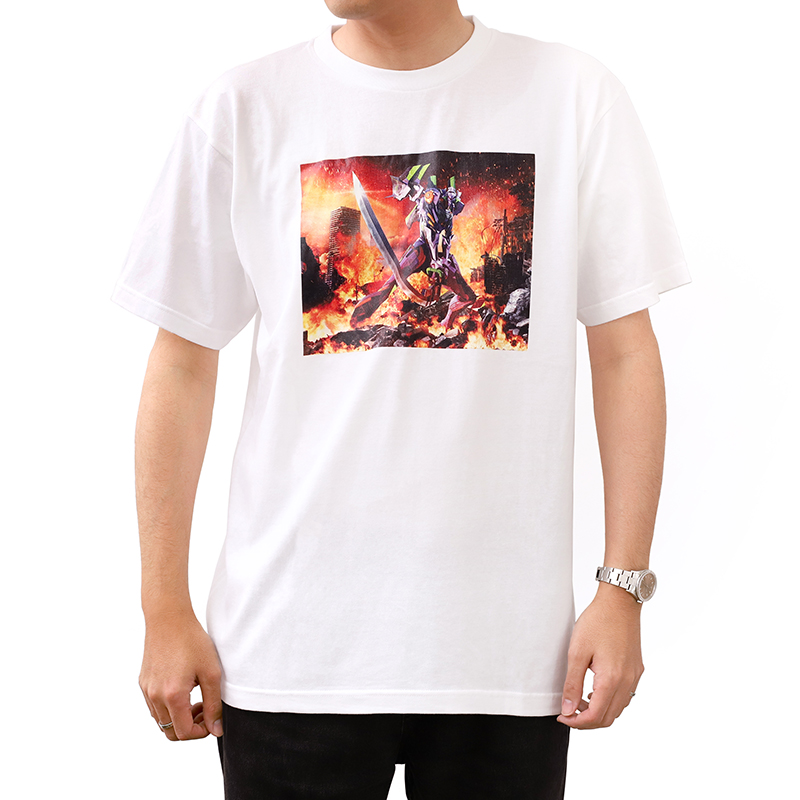 【P 新世紀エヴァンゲリオン ~未来への咆哮~】Tシャツ/エヴァンゲリオン最終号機(白・フリーサイズ)(ムービック)