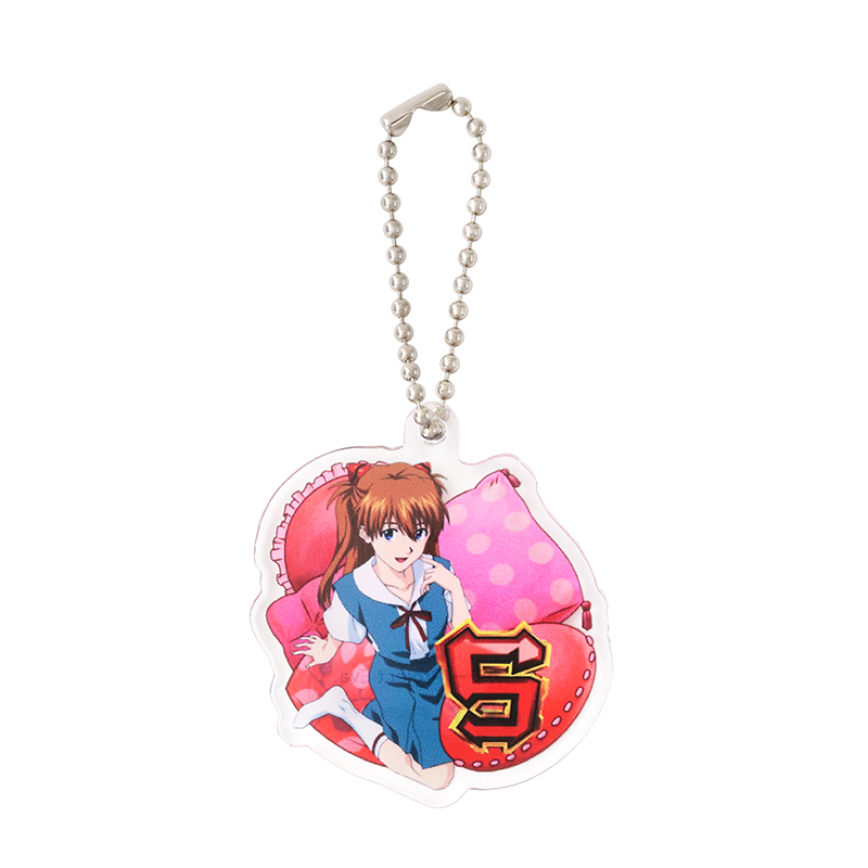 【P 新世紀エヴァンゲリオン ~未来への咆哮~】アクリルキーホルダー/特殊ステージ図柄(5・惣流・アスカ・ラングレー)(ムービック)