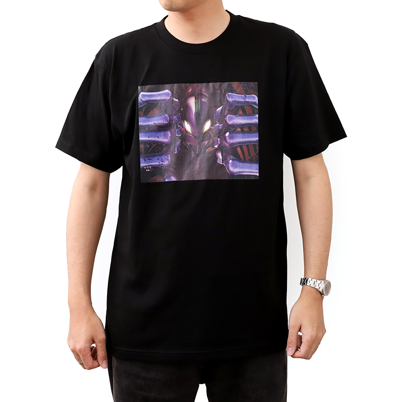 【P 新世紀エヴァンゲリオン ~未来への咆哮~】Tシャツ/初号機突発当り(黒・フリーサイズ)(ムービック)
