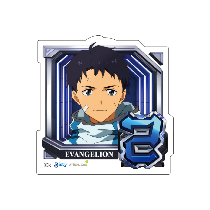 【ぱちんこ シン・エヴァンゲリオン】ダイカットステッカー／通常図柄（2・加持リョウジ（少年））（ムービック）