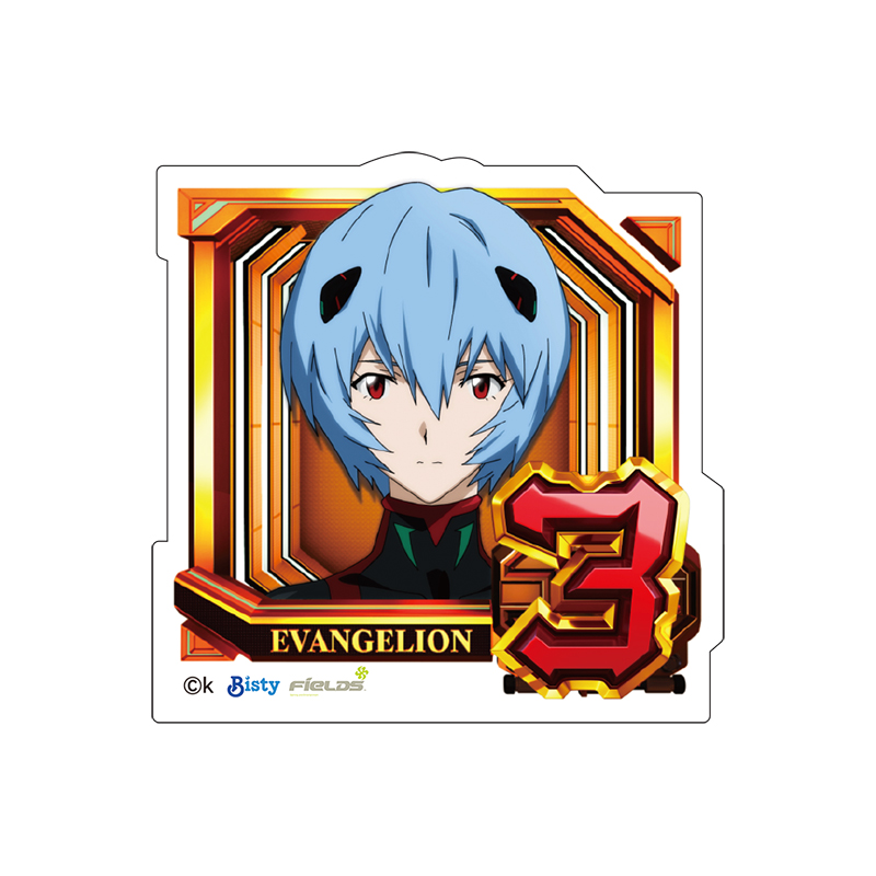 【ぱちんこ シン・エヴァンゲリオン】ダイカットステッカー／通常図柄（3・アヤナミレイ（仮称））（ムービック）