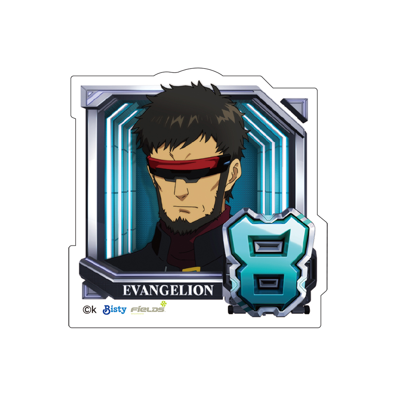 【ぱちんこ シン・エヴァンゲリオン】ダイカットステッカー／通常図柄（8・碇ゲンドウ）（ムービック）