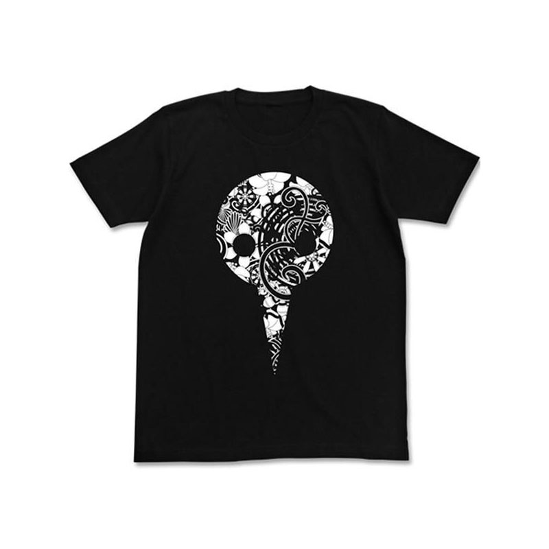 エヴァンゲリオン 使徒フラワーパターンTシャツ/黒（COSPA）
