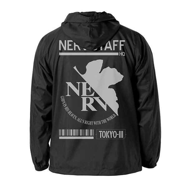 エヴァンゲリオン ネルフ フーデッドウインドブレーカー(COSPA)