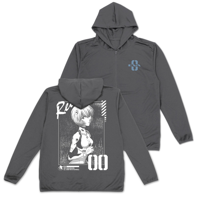 エヴァンゲリオン 綾波レイ 薄手ドライパーカー/GRAY（COSPA）
