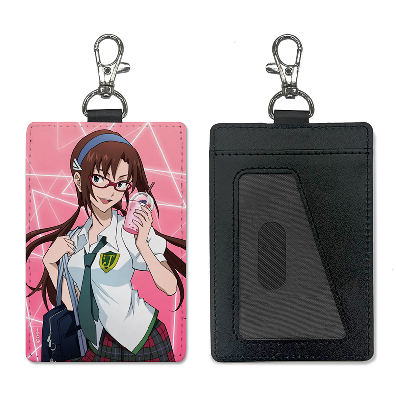 エヴァンゲリオン描きおろし真希波・マリ・イラストリアスパスケース（ナスカン付き）制服Ver.（COSPA) [お届け予定：2026年2月下旬]