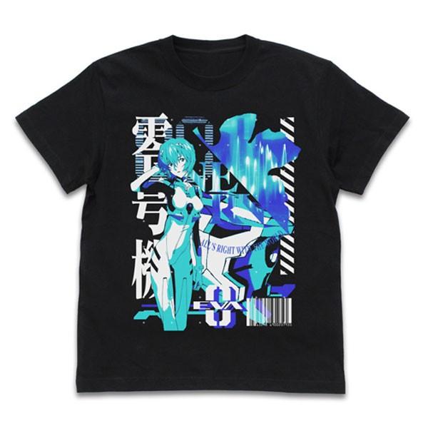 エヴァンゲリオン 零号機アシッドグラフィックTシャツ/BLACK