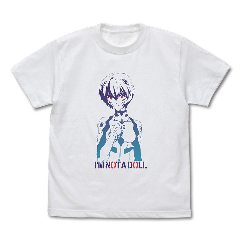 エヴァンゲリオン 綾波レイグラデーションTシャツ/WHITE(COSPA)