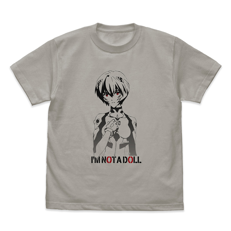 エヴァンゲリオン 綾波レイグラデーションTシャツ/LIGHT GRAY(COSPA)