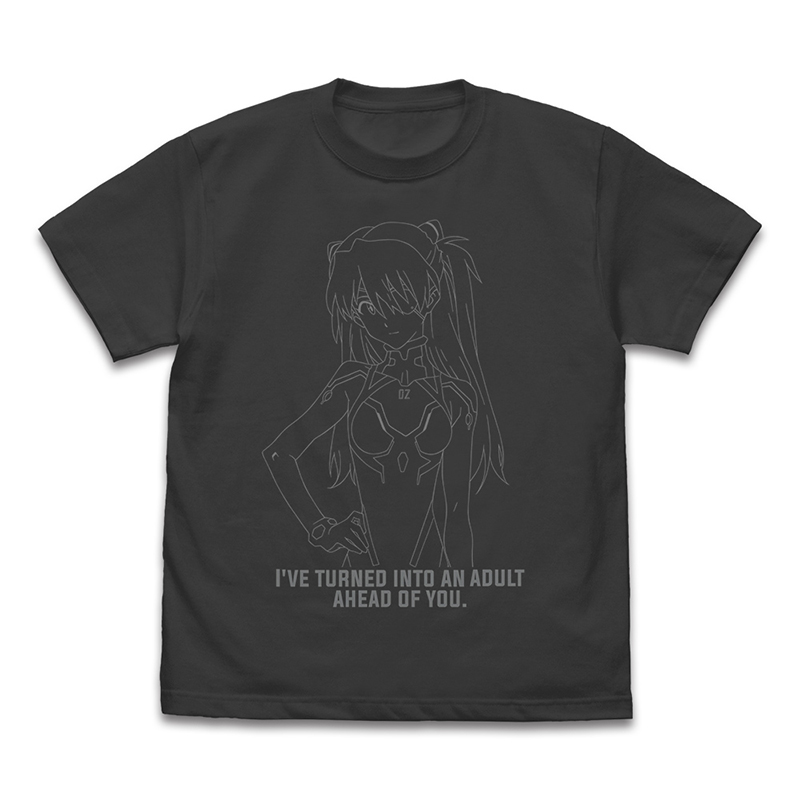 エヴァンゲリオン 式波・アスカ・ラングレー ラインアートTシャツ/SUMI(COSPA)