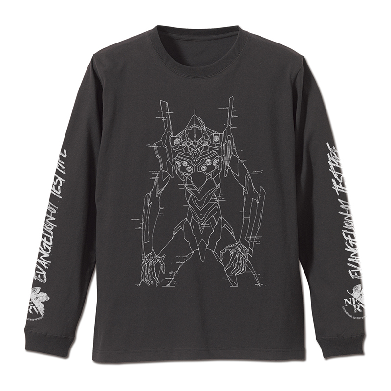 エヴァンゲリオン 初号機袖リブロングスリーブ Tシャツ/SUMI（COSPA） [お届け予定：2026年2月上旬]
