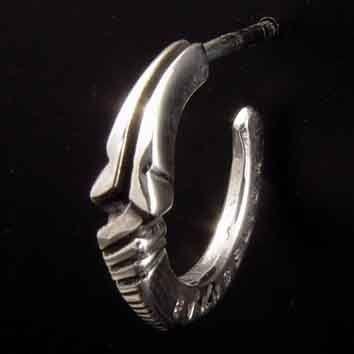 【受注生産品】EVA×花唐草 collaboration SILVER 第六弾　ロンギヌスの槍ピアス