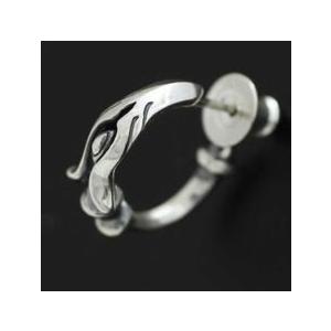 【受注生産品】EVA×花唐草 collaboration SILVER カシウスの槍フープピアス