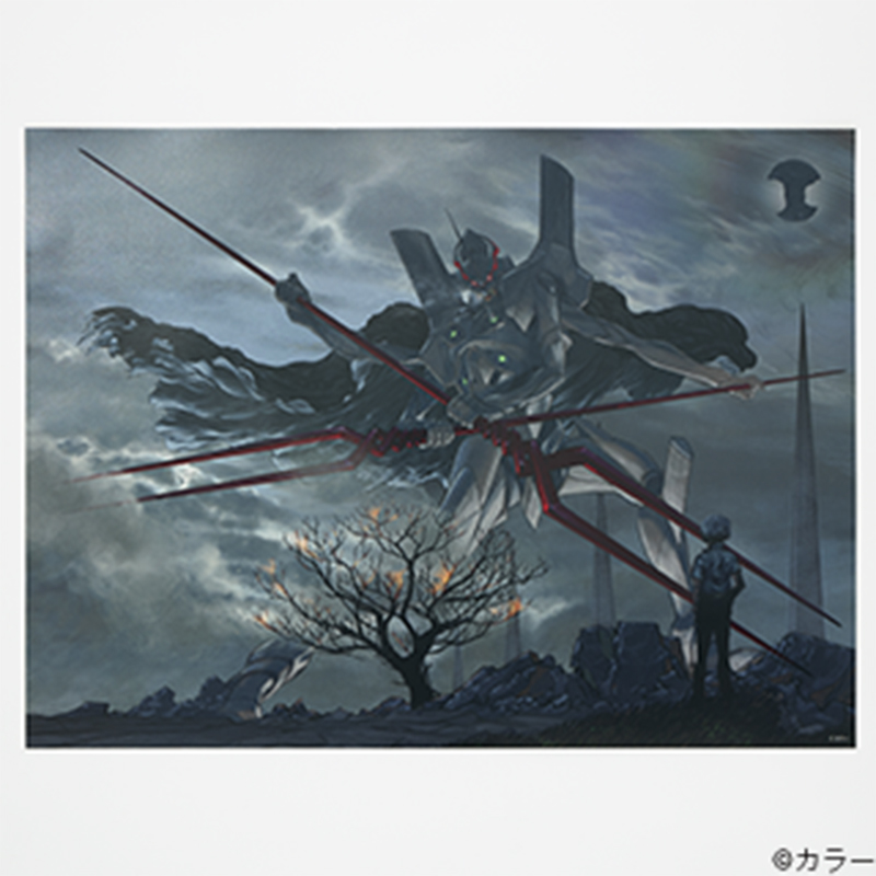 【『雑 前田真宏 雑画集』発売記念アート展】特殊印刷ポスターA（描き下ろしイラスト） [2次受注お届け予定：2025年12月上旬]