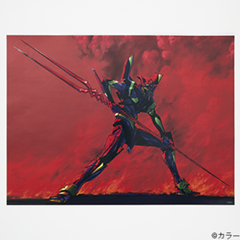 【『雑 前田真宏 雑画集』発売記念アート展】特殊印刷ポスターB（『雑 前田真宏 雑画集』表紙イラスト） [2次受注お届け予定：2025年12月上旬]