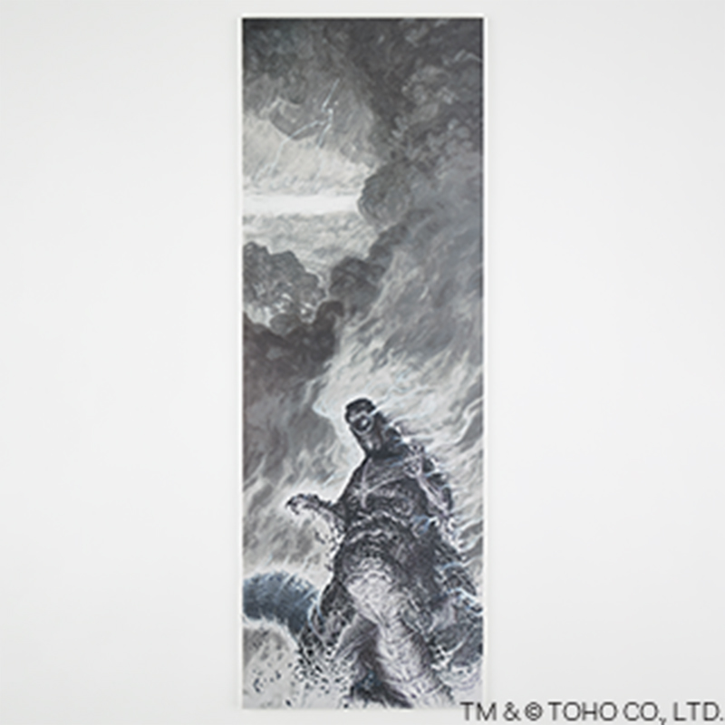 【『雑 前田真宏 雑画集』発売記念アート展】特殊印刷ポスターC（シン・ゴジラ） [2次受注お届け予定：2025年12月上旬]