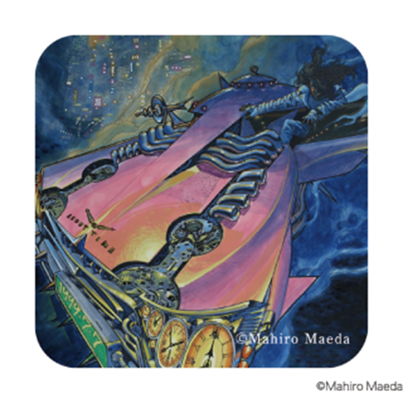 【『雑 前田真宏 雑画集』発売記念アート展】缶バッジF(Rock To The Future)