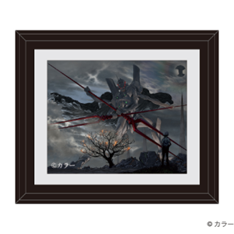 【『雑 前田真宏 雑画集』発売記念アート展】額縁マグネットA(描き下ろしイラスト)