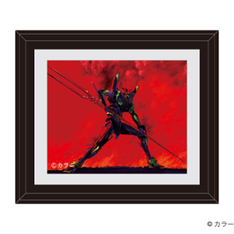 【『雑 前田真宏 雑画集』発売記念アート展】額縁マグネットB(『雑 前田真宏 雑画集』表紙イラスト)