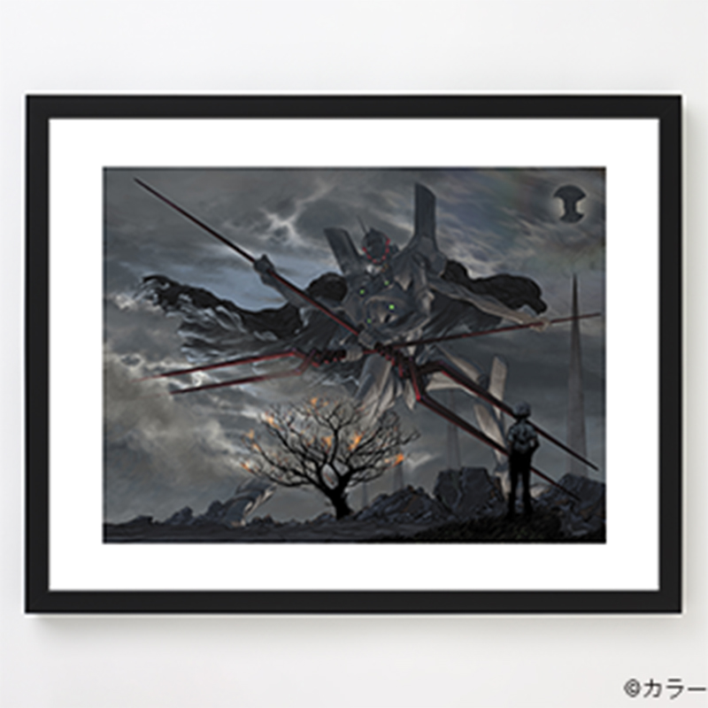 【『雑 前田真宏 雑画集』発売記念アート展】額装高精彩複製画A（描き下ろしイラスト） [2次受注お届け予定：2025年12月上旬]