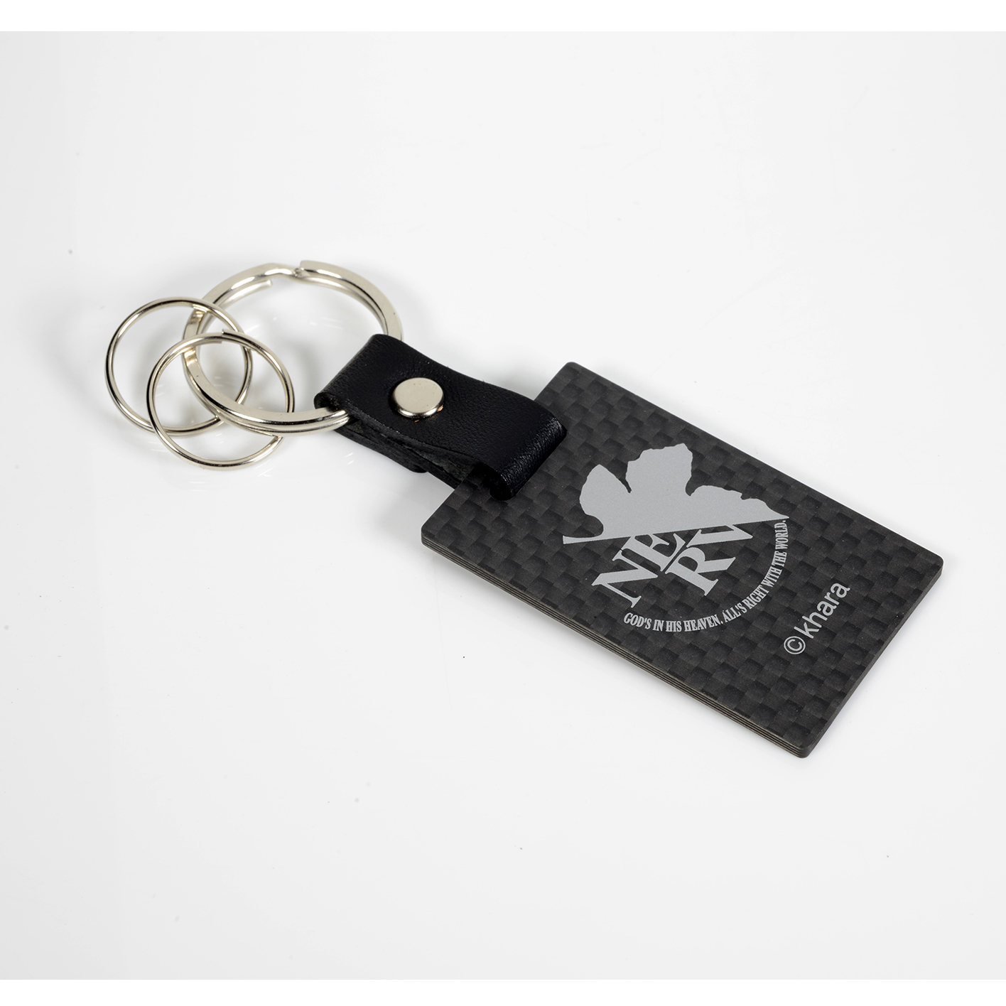 ヱヴァンゲリヲン 新劇場版 NERV ドライカーボンキーホルダー(KYO-EI)