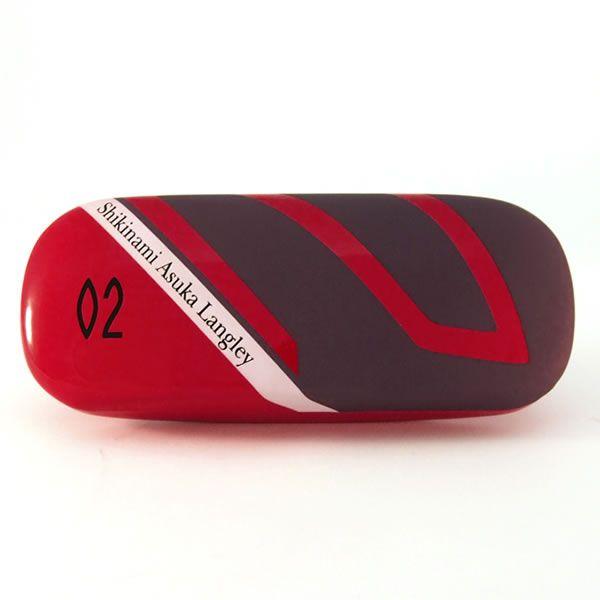 ヱヴァンゲリヲン　Q版アスカプラグスーツ柄メガネケース