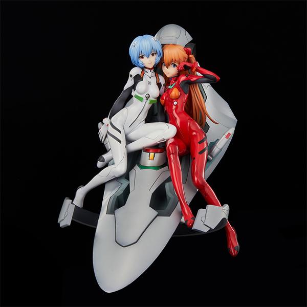 新世紀エヴァンゲリオン レイ&アスカ ~twinmore Object~彩色済完成品フィギュア(UC)