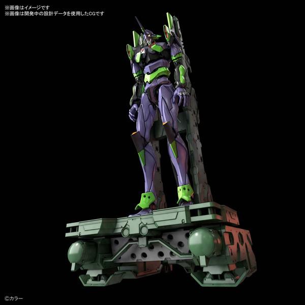プラモデル【RG】汎用人型決戦兵器 人造人間エヴァンゲリオン初号機DX輸送台セット(BANDAI SPIRITS)