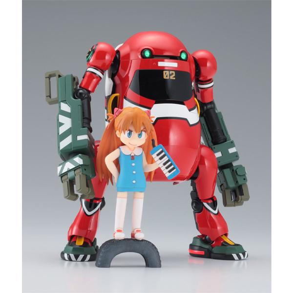 プラモデル20メカトロウィーゴ エヴァコラボシリーズ Vol.2にごうき(ぱわーあーむ)+式波・アスカ・ラングレー(ハセガワ)