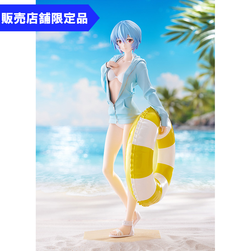 塗装済完成品フィギュアPOP UP PARADE BEACH QUEENS 綾波レイ L size(グッドスマイルカンパニー)