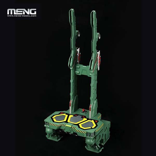 プラモデル　エヴァンゲリオン専用拘束兼移動式射出台（多色塗装済）（MENG MODEL）