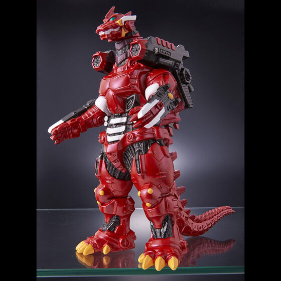 ムービーモンスターシリーズ 3式機龍(2003)重武装型エヴァ2号機イメージカラーver.(バンダイ)