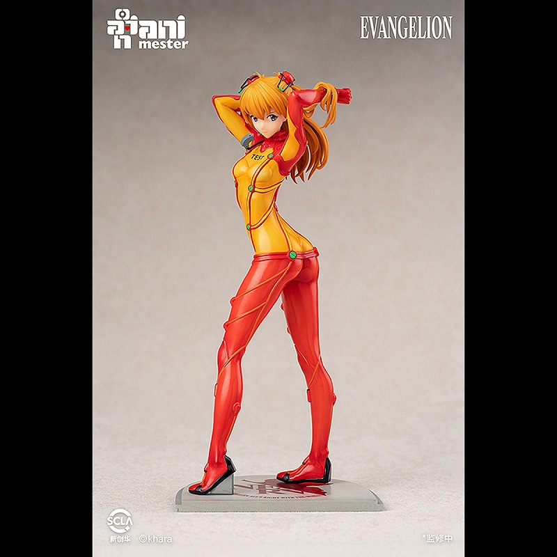 1/7スケール完成品フィギュア 式波・アスカ・ラングレー テストプラグスーツ（ジオラマ付）（大漫匠Animester）