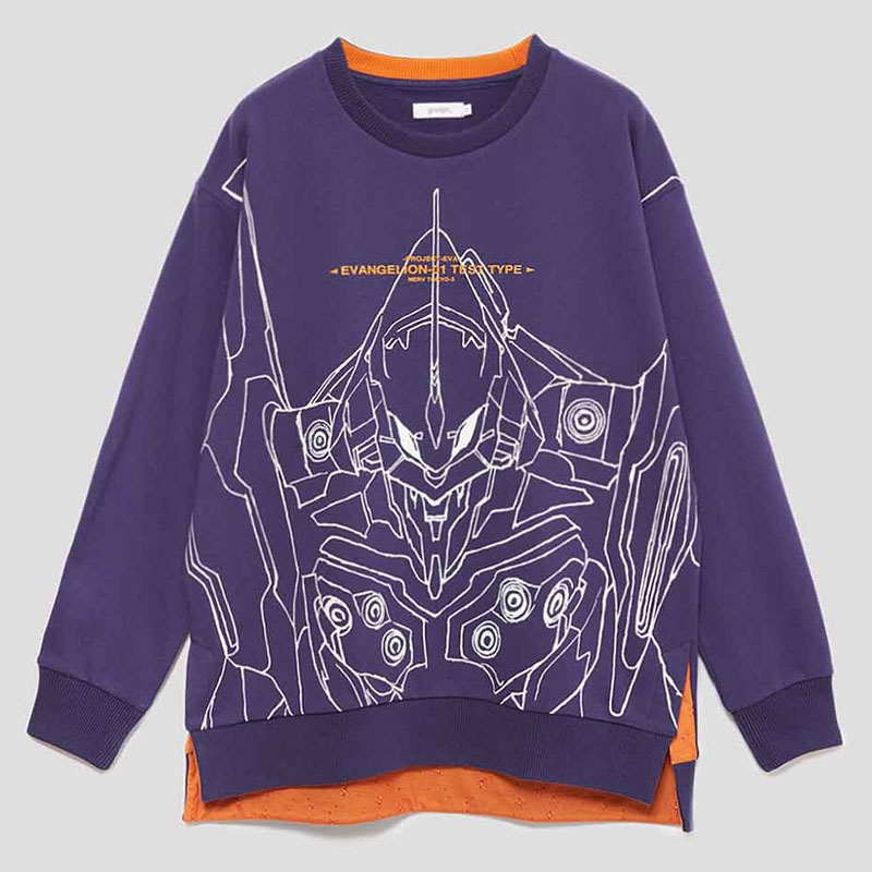 【EVA×graniph 】スウェット/L.C.L.(ヱヴァンゲリヲン新劇場版)